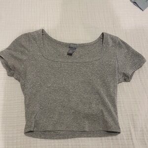 Tilly's Heather Gray Women's Crop Top